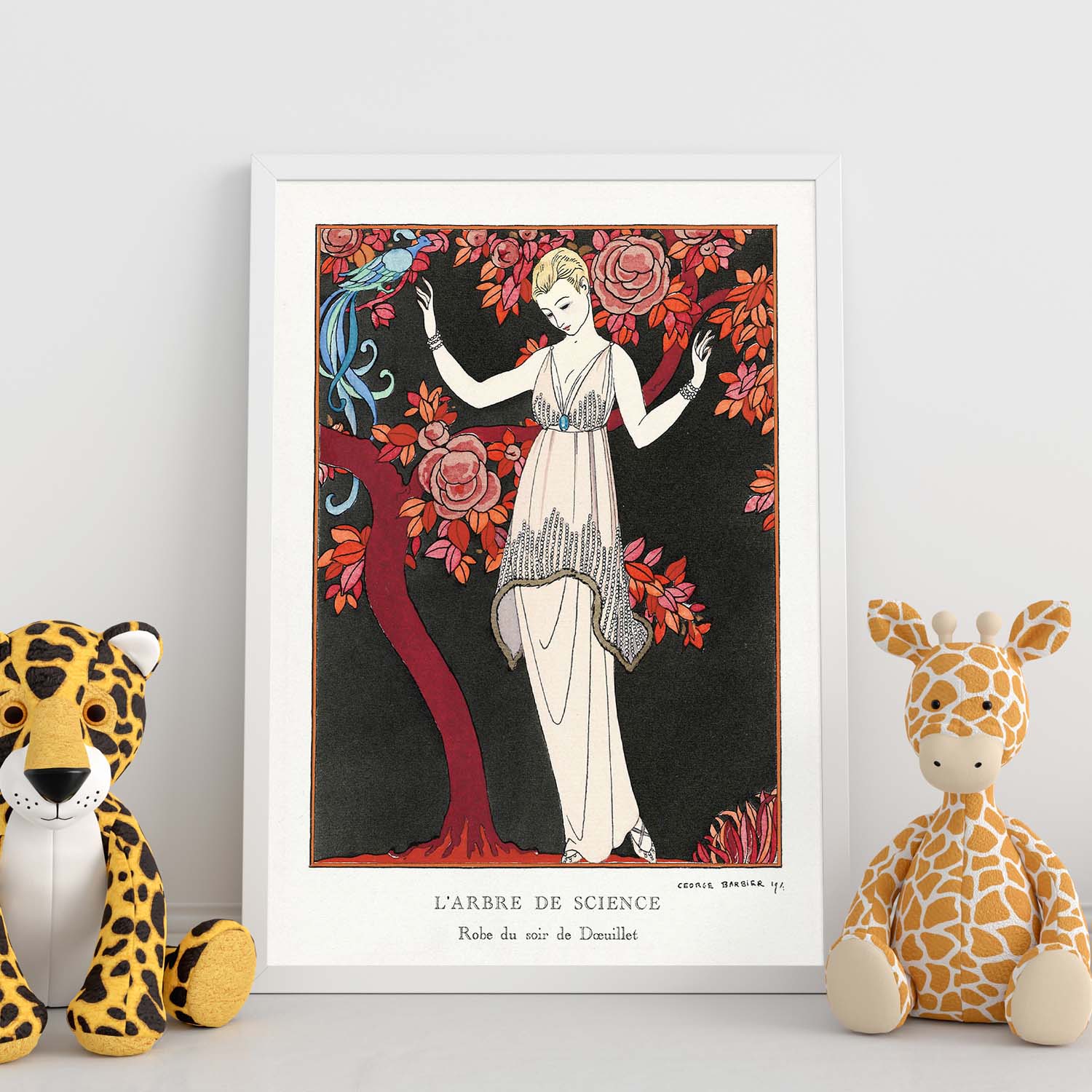 Affiche Cosmos Vélo Cyclisme Rétro – Poster Art Déco A4, Publicité Vintage