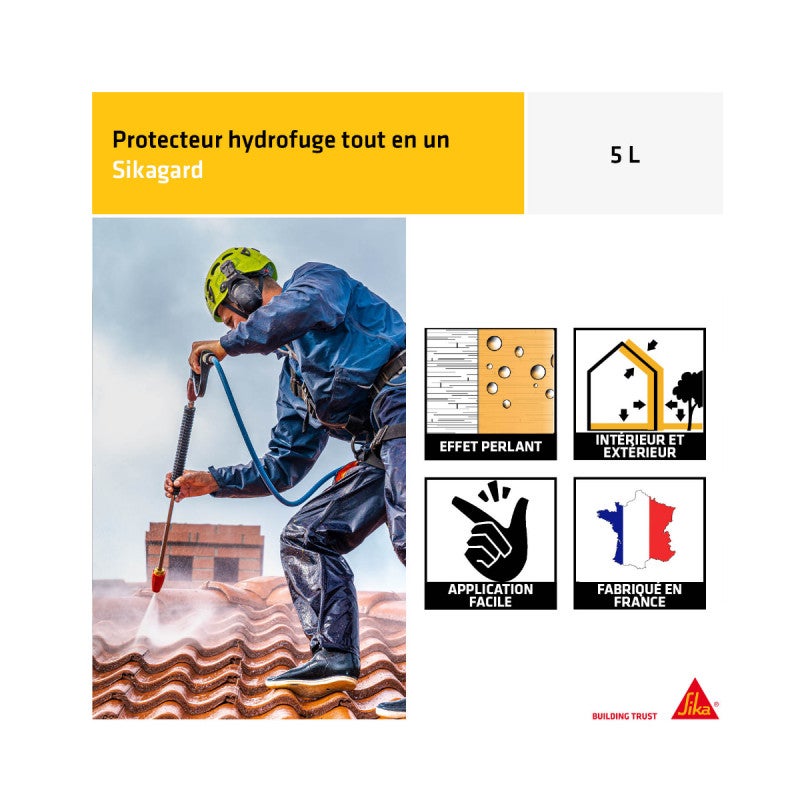 Protection hydrofuge SIKA - Sikagard-240 Protecteur Tout en 1 - 5L - 4
