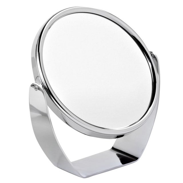Miroir cosmétique Ewa Schmitt - double face, grossissant, chromé