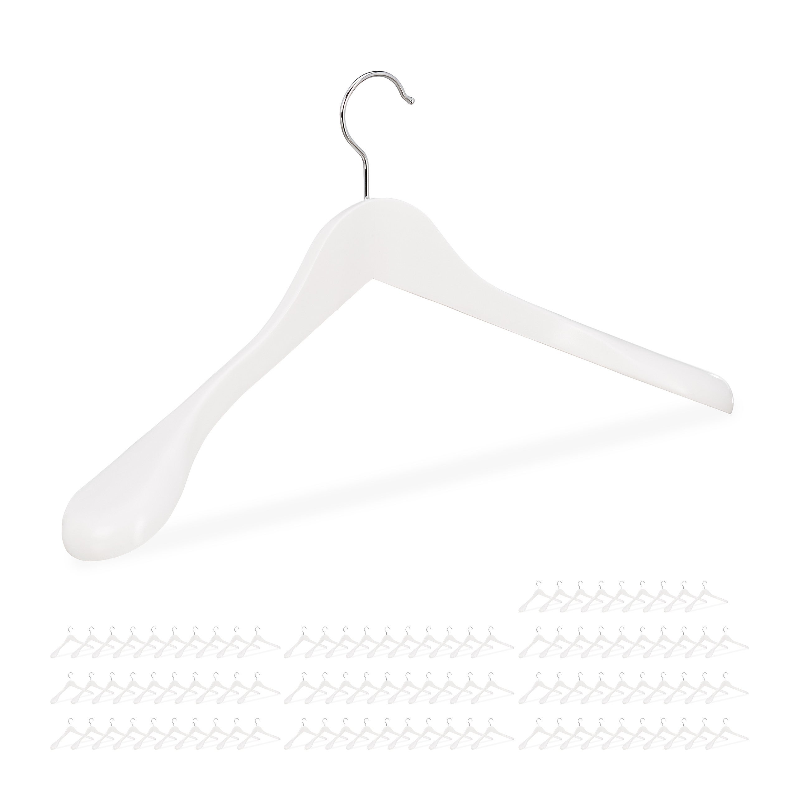 Grucce per abiti in plastica nera 41 cm 10 pz acquista da OBI