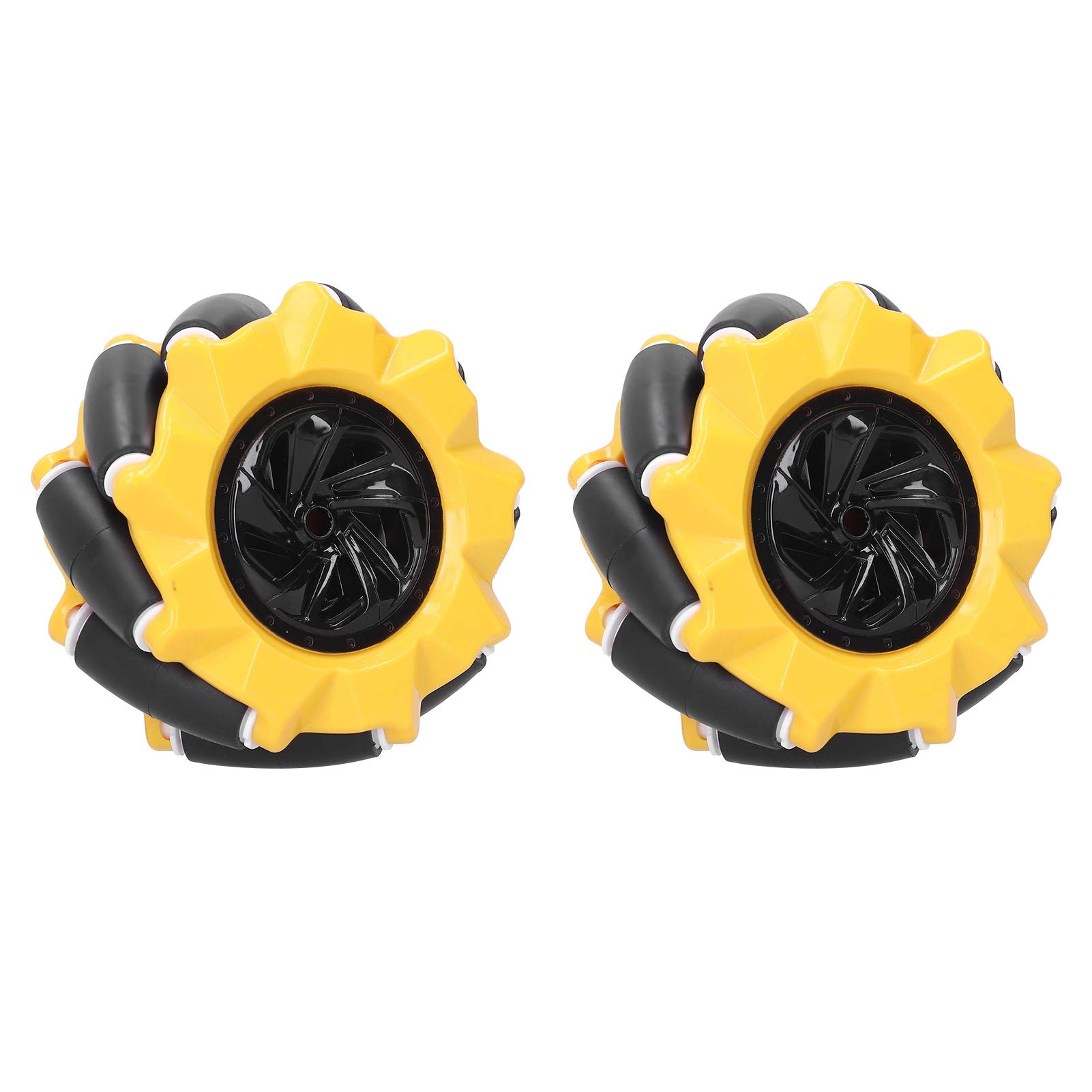 Roue Mecanum 48 Mm – Lot De 4 (2 Gauches + 2 Droites) – Pour Robot Et Voiture TT – Compatible Briques De Construction