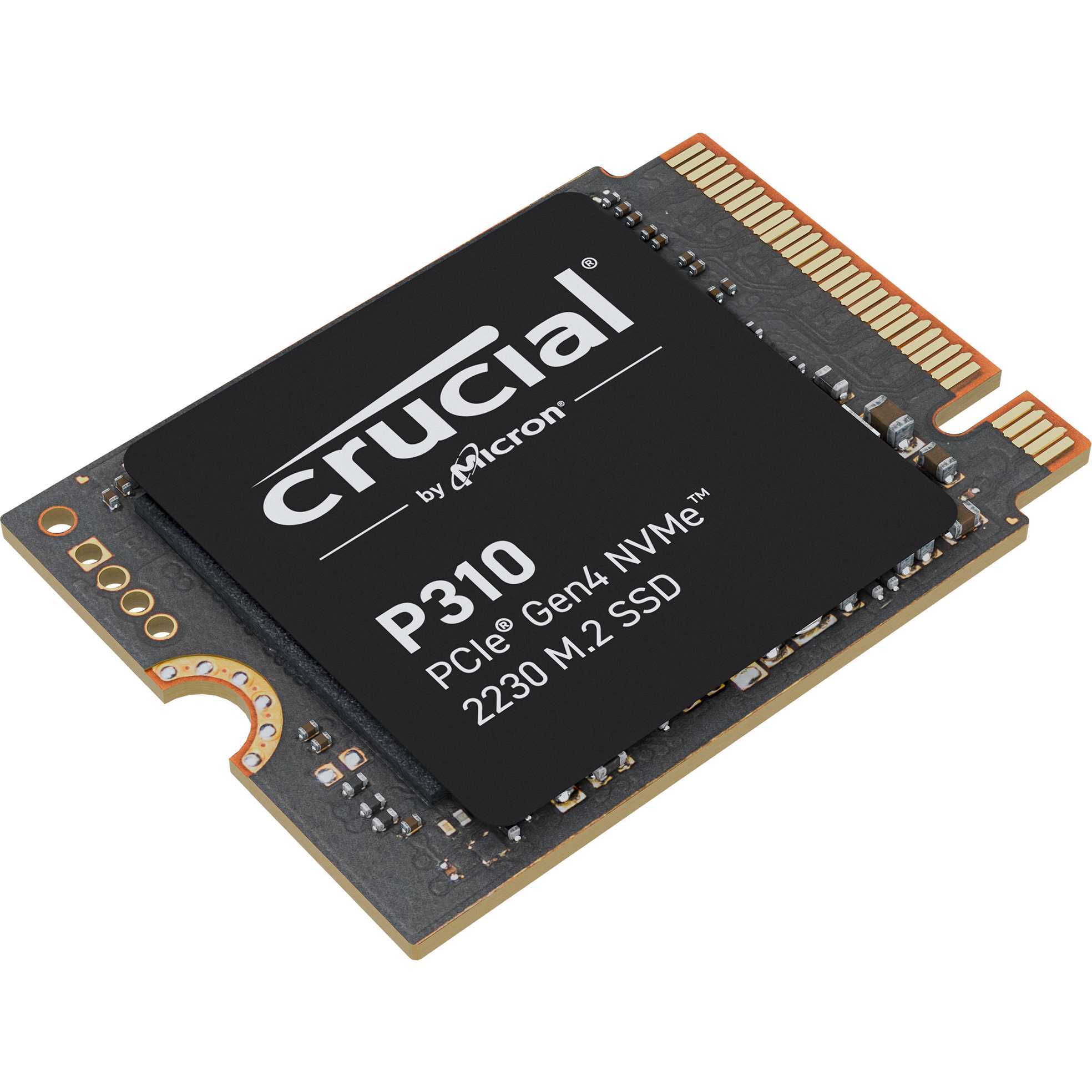 Crucial P310 - SSD - 2 TB - interno - M.2 2280 - PCIe 4.0 x4 (NVMe) - dissipatore di calore integrato