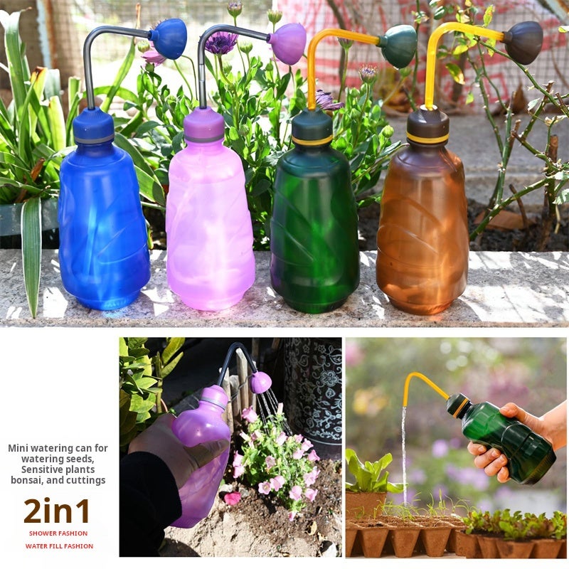 Arrosoir, douchette et vaporisateur pour plantes d'intérieur, avec buse 2 en 1, arrosoir de 0,45 L pour la culture et l'arrosage des plantes - 6