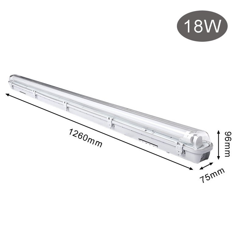 Iluminación LED LED 120 cm 18W - Blanco frío 4000K -4500K - Tubo único ...