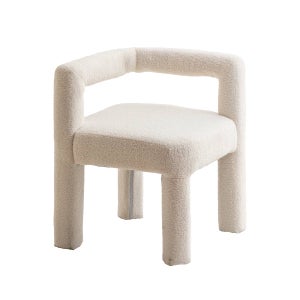 Fauteuil Enfant Pieds Arrondis Bois D'hévéa Et Bouclette Blanche L 47 X P 56.5 X H 52.5cm - Angel - Chaise et fauteuil enfant Fauteuil Enfant Pieds Arrondis Bois D'hévéa Et Bouclette Blanche L 47 X P 56.5 X H 52.5cm - Angel - Chaise et fauteuil enfant