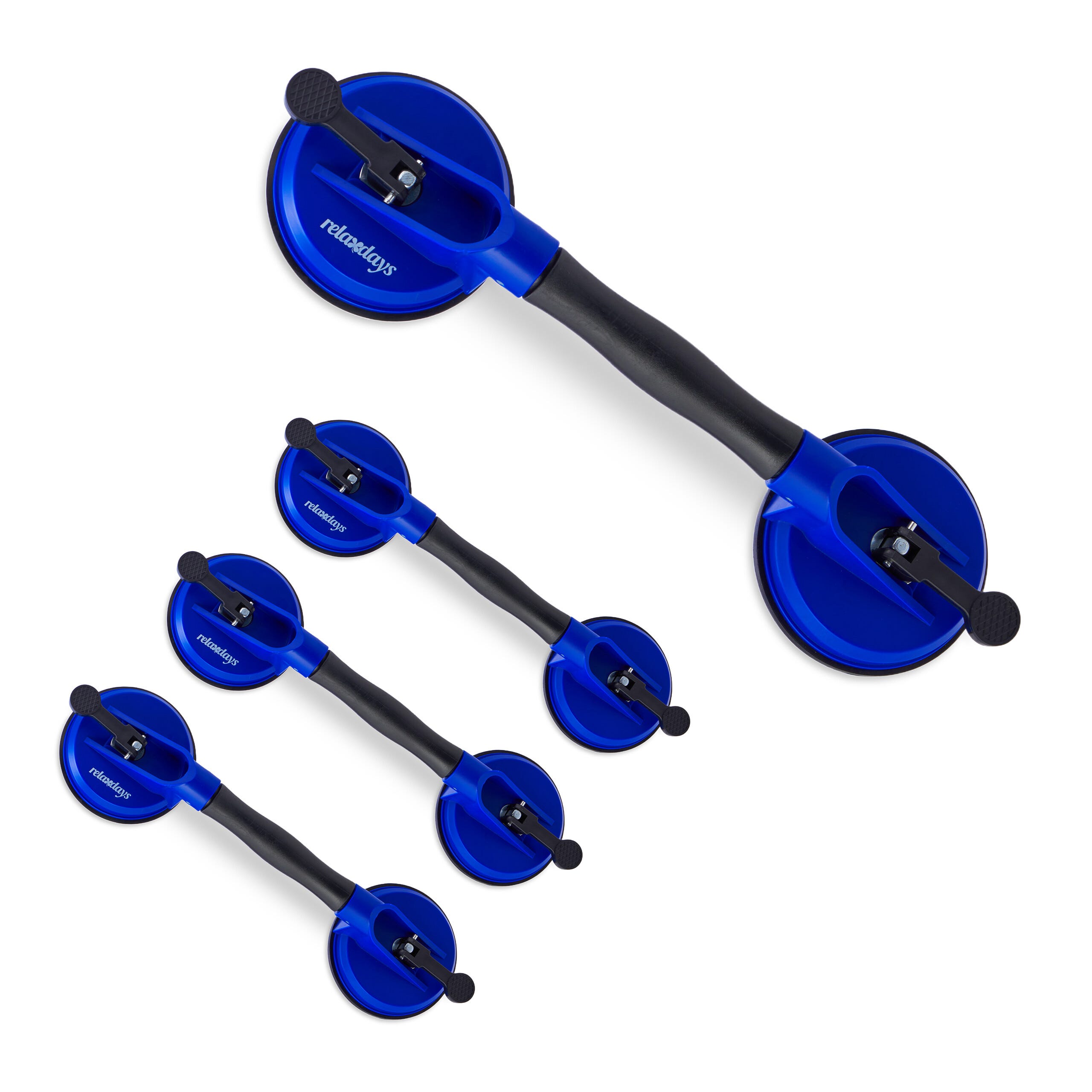 Ventose Per Vetro E Piastrelle Yemetey - 2 Pezzi, Carico 180kg, Manico Regolabile - Foto 9