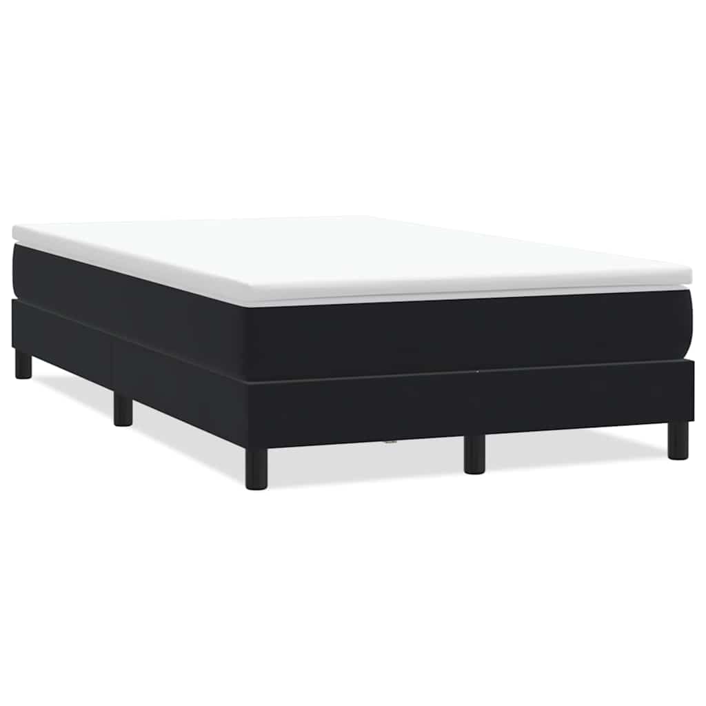 Lit boxspring sans matelas velours noir 120x220 cm — COMFORTXL | Leroy ...