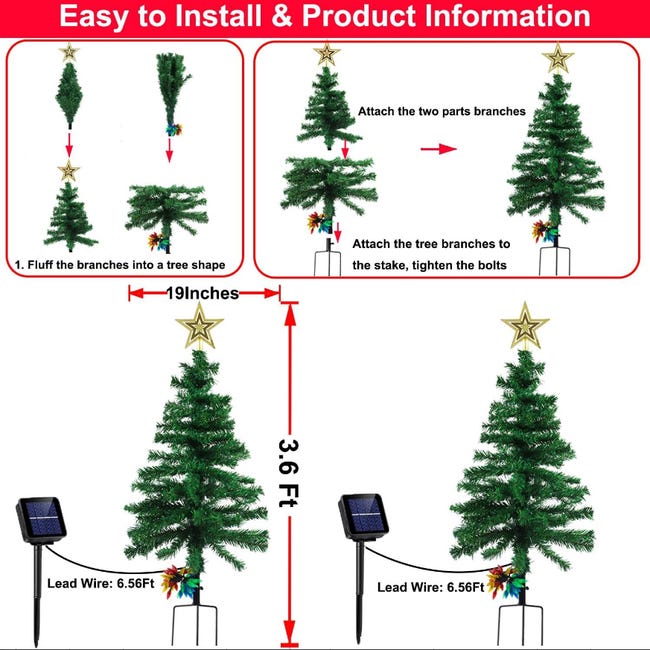 Luci solari per esterni, 50 LED da 7 m 24 m con luci solari da giardino Luci solari per esterni, 50 LED da 7 m 24 m con luci solari da giardino
