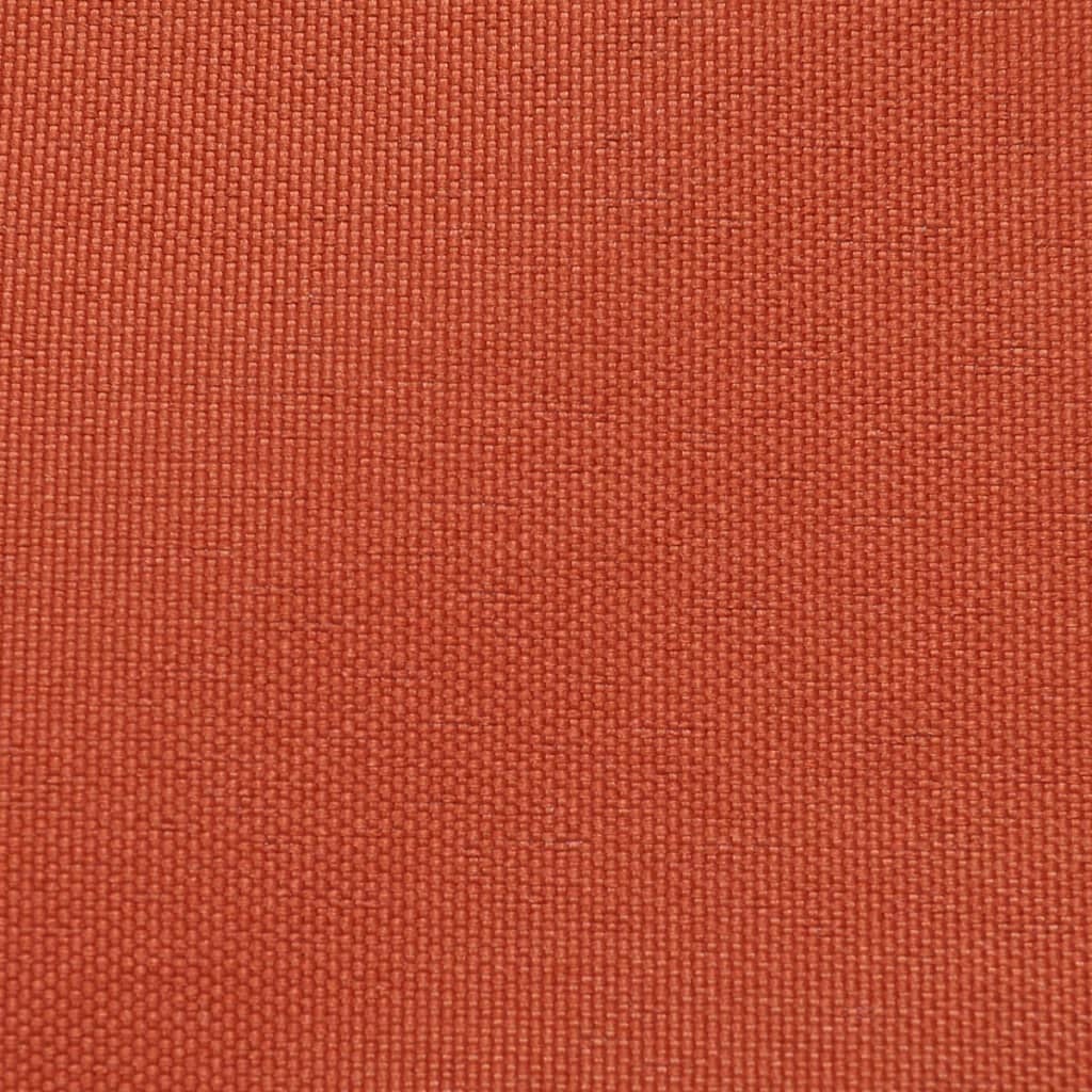 Vela parasole in telo parasole in tessuto Oxford quadrato 3,6 x 3,6 mt marrone ocra 02_0008660 - 2