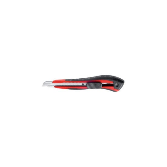 Cutter Universel KS TOOLS - Lame Sécable 18 Mm, Magasin De 6 Lames, Poignée Ergonomique, Pour Professionnels Et Bricoleurs
