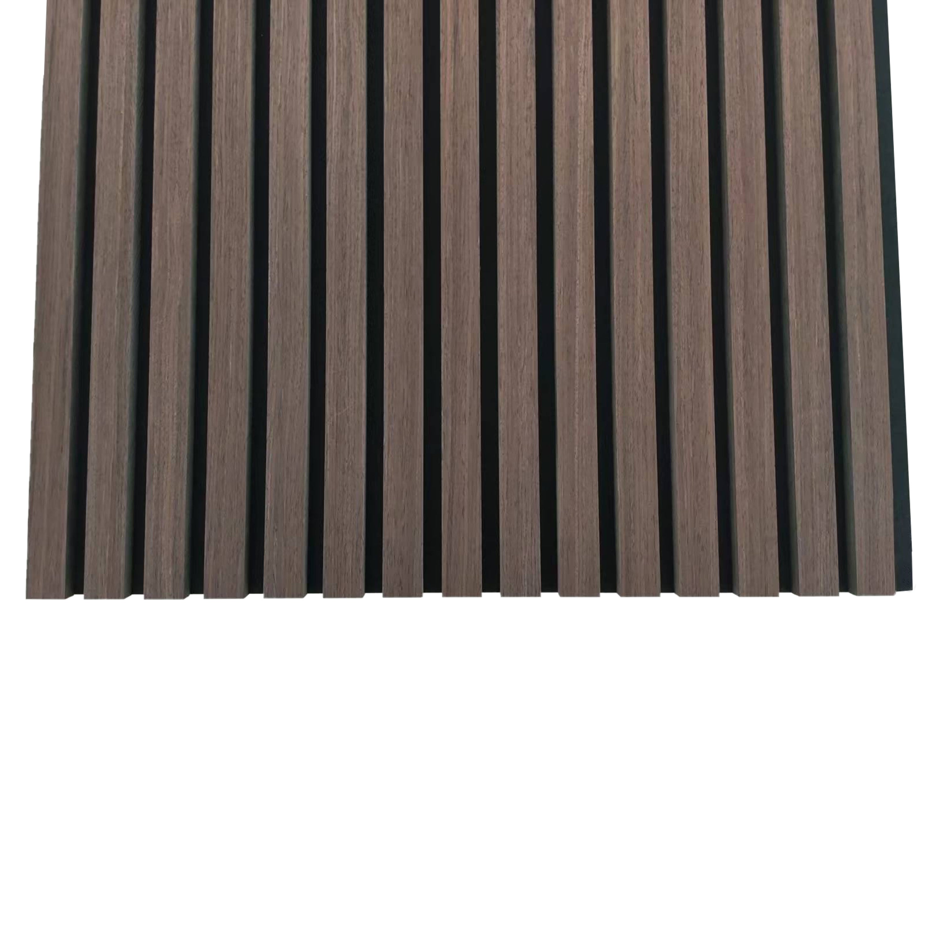 Lot de 2 panneaux muraux acoustiques décoratifs en bois MDF 240 x 60 cm, finition chêne noyer, excellente isolation phonique, installation facile. - 8