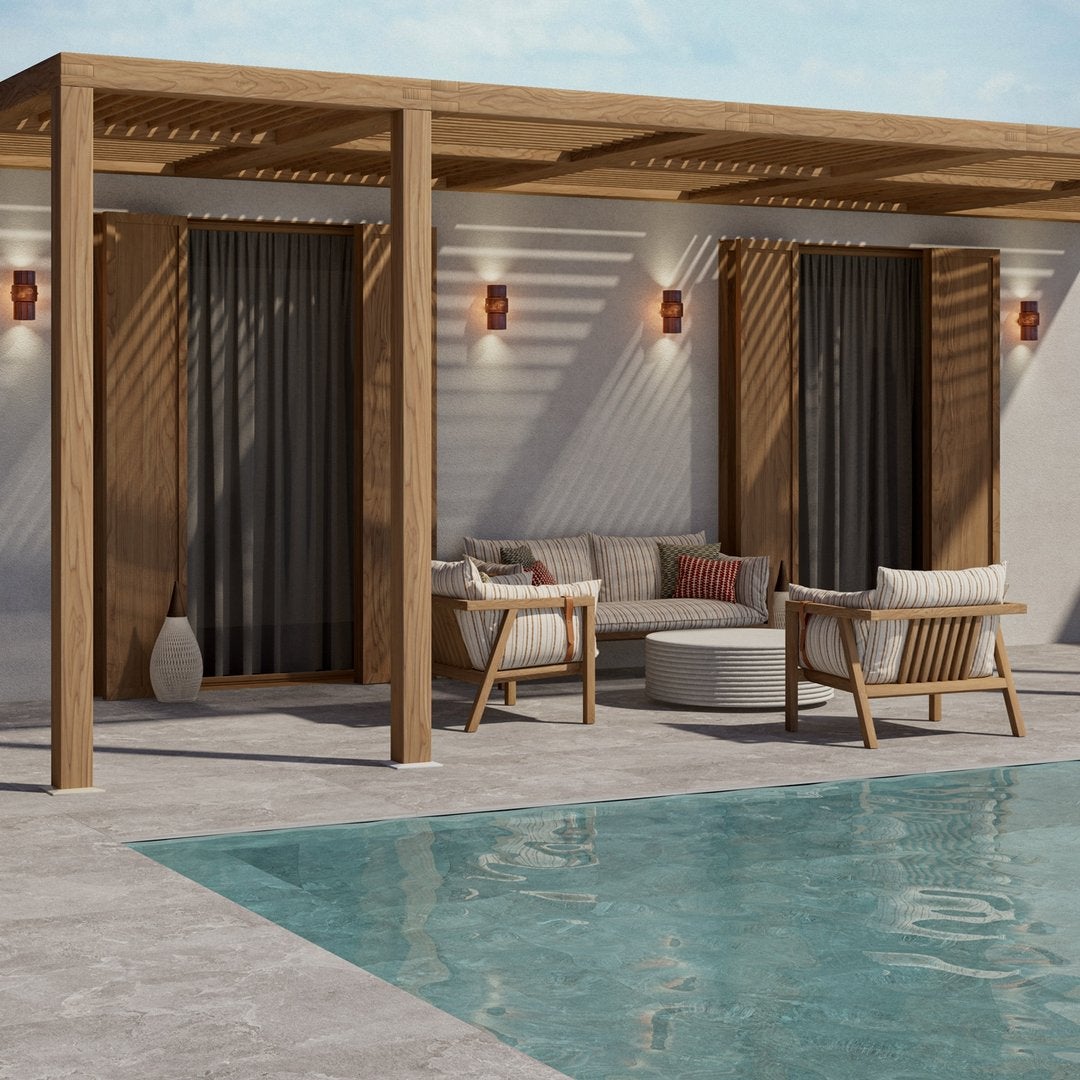 Pietra Portofino Cenere 20 mm Outdoor - Piastrelle 60x60x2 cm 20 mm - MPL 5002 60x60 MATT R11 20 mm - 3