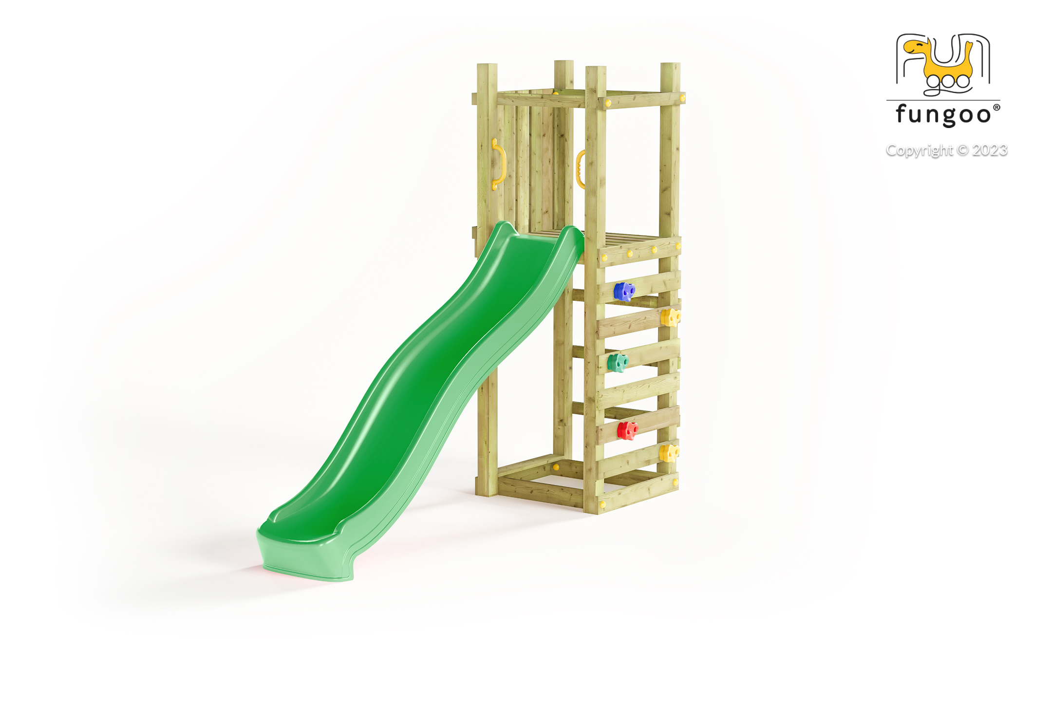 Parco Giochi Legno per Bimbi da Giardino Torretta Scivolo Arrampicata Leroy Merlin