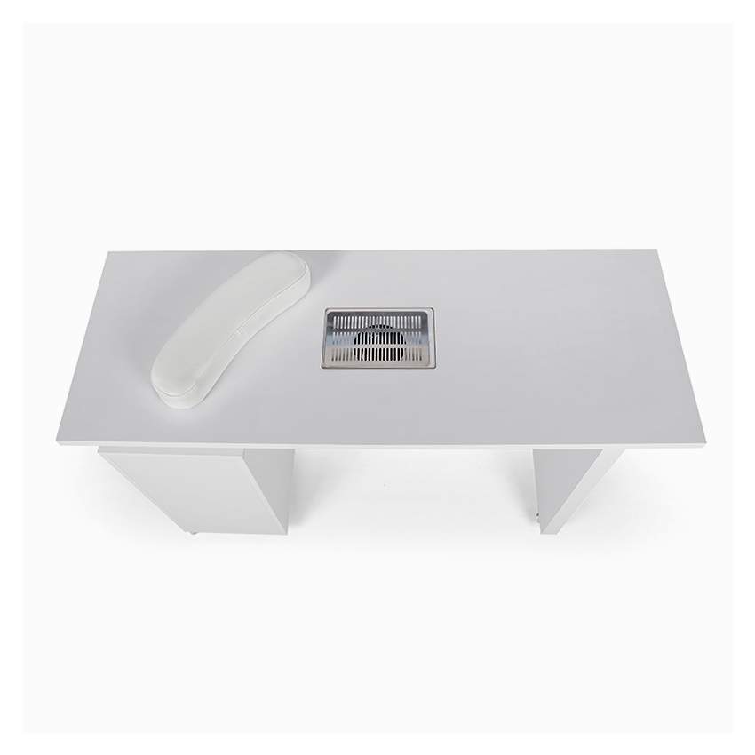 Tavolo estetista manicure unghie ventola aspiratrice cassettiera ruote Rodart - 8