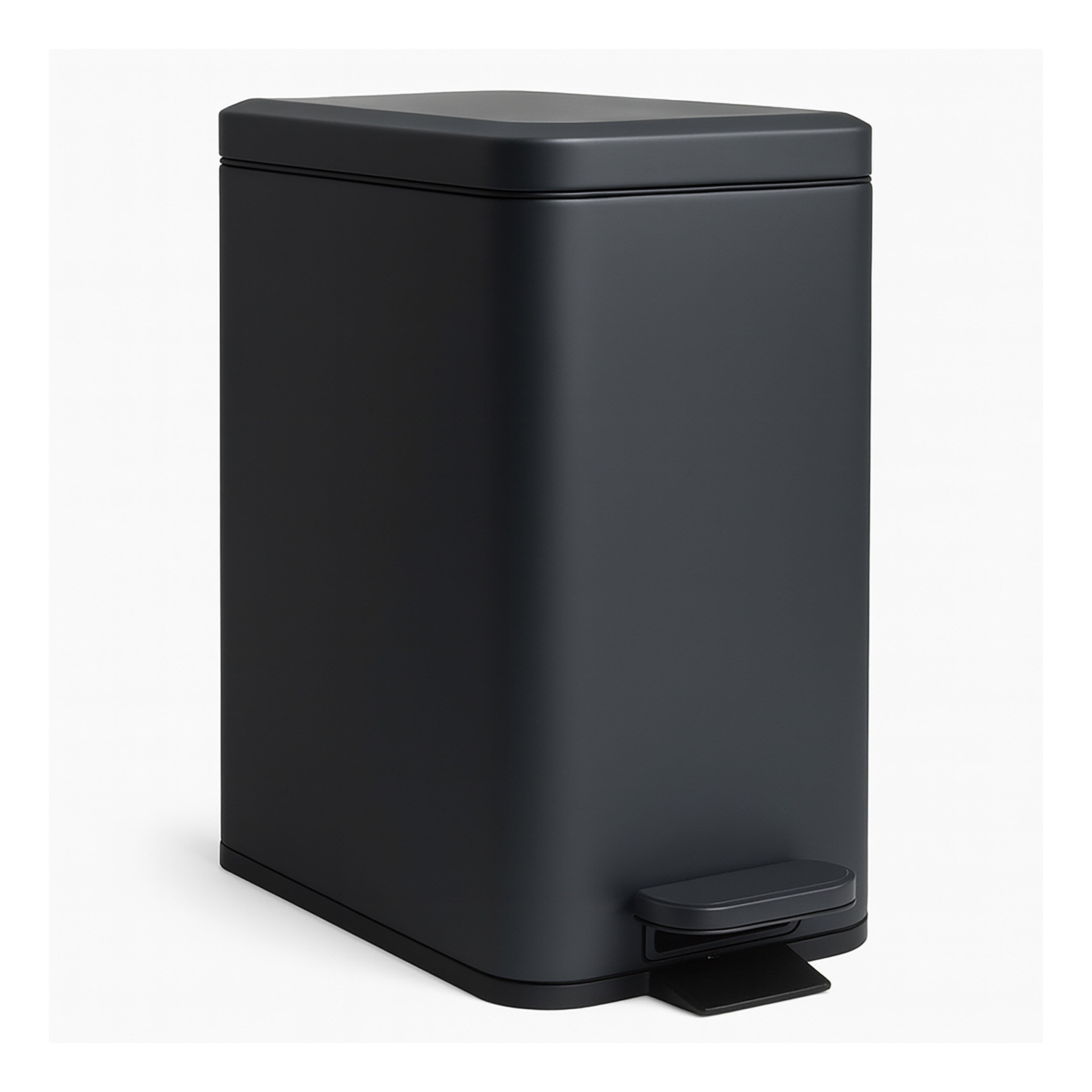 Cubo de basura 10L, 16cm, cierre suave, pedal, cubeta interior, para ...