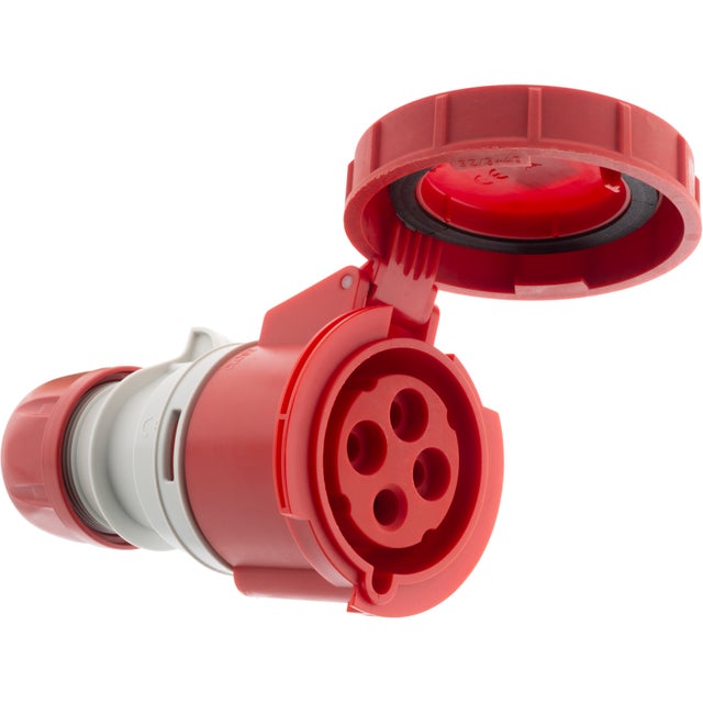 Fiche femelle IEC309 3P+T 32A - Zenitech