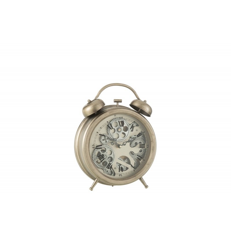 Réveil mini-cloches métal noir | Laval Europe