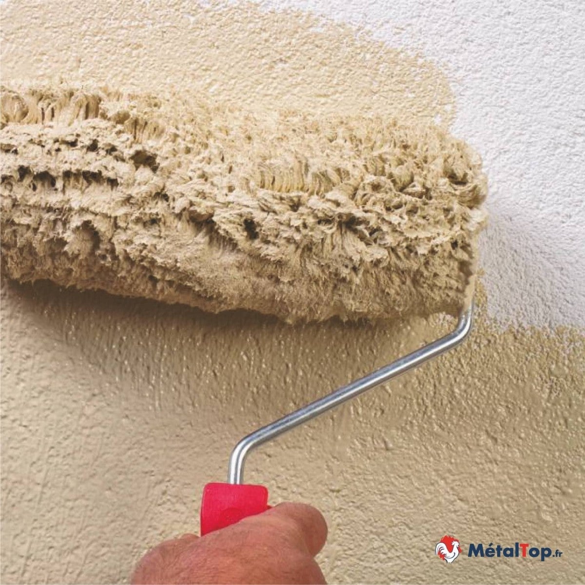 Peinture Facade - Metaltop - Orange pastel - RAL 2003 - Pot 5L - 3