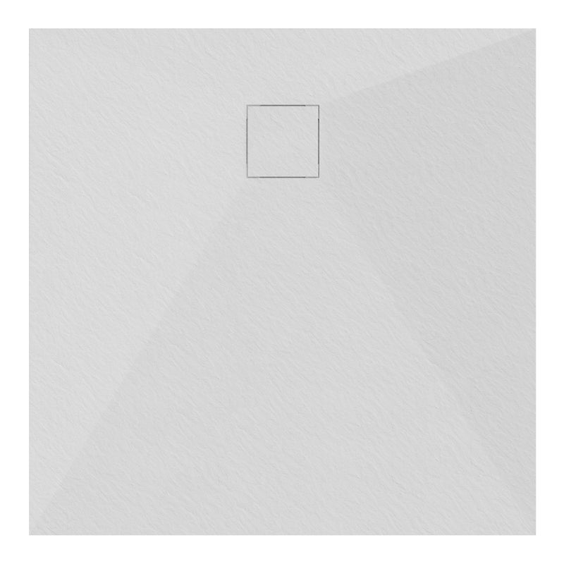 Brodzik STONE SEVANTE kwadratowy 80x80 biały z syfonem 1 szt.