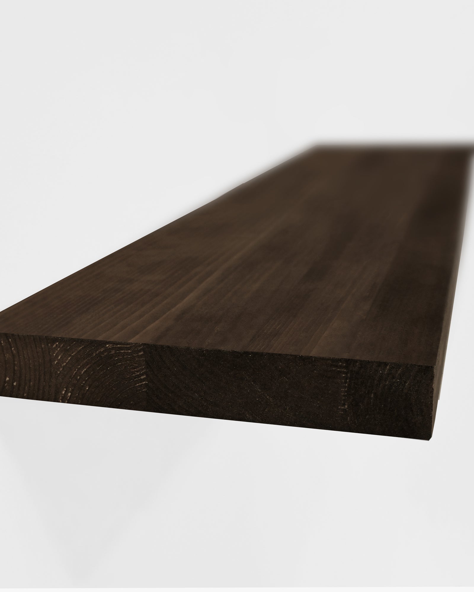 Étagère 120x3,2x20cm flottante en bois massif ton noyer DECOWOOD - Modèle MELVA - 5