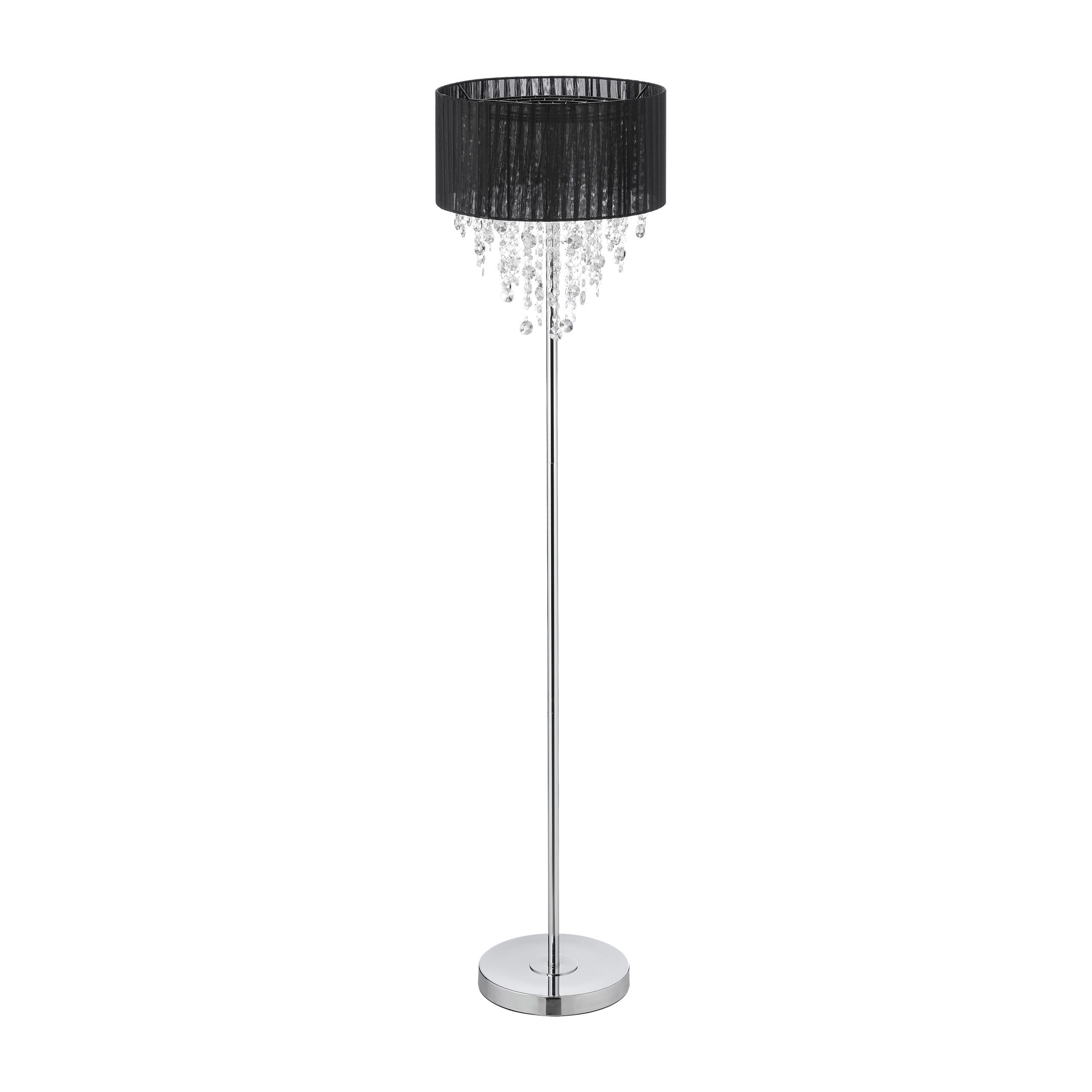 Lampada da terra paralume acciaio grigio 40 cm - SIMPLO | Leroy Merlin