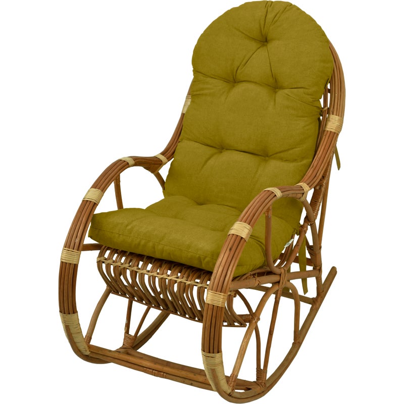 Poduszka na fotel bujany rattanowy AMPO miodowy melanż 1 szt.