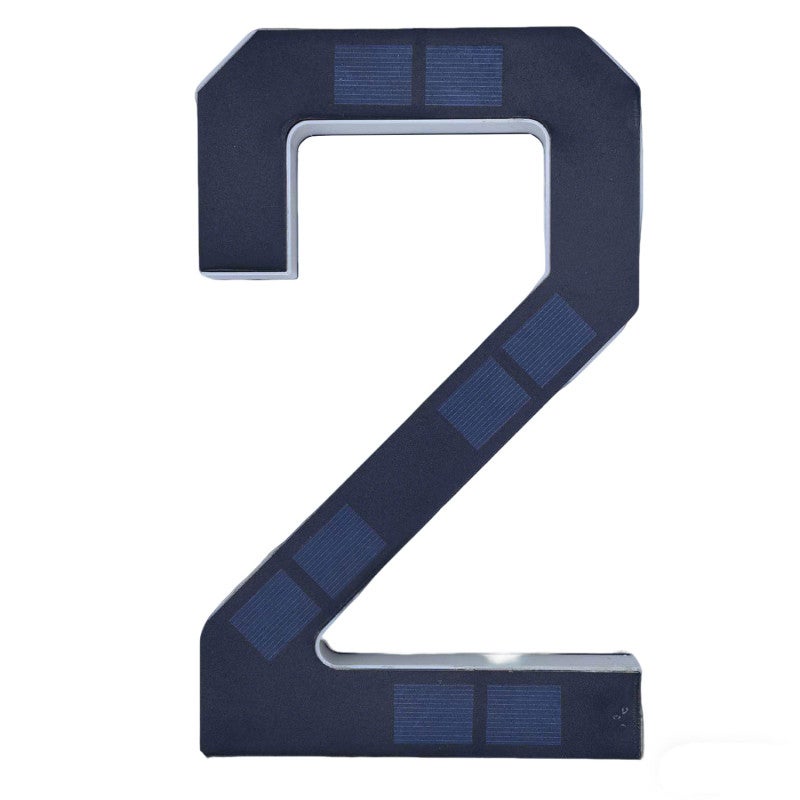 Numéro de maison lumineux, style moderne, 23 cm, solaire, LED, étanche ...