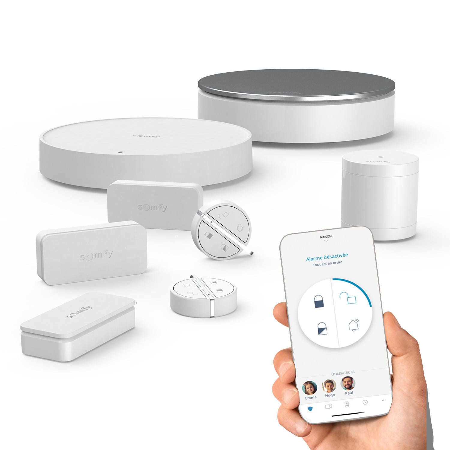Somfy Protect Myfox Google Home Pack Somfy/Myfox Détecteurs De