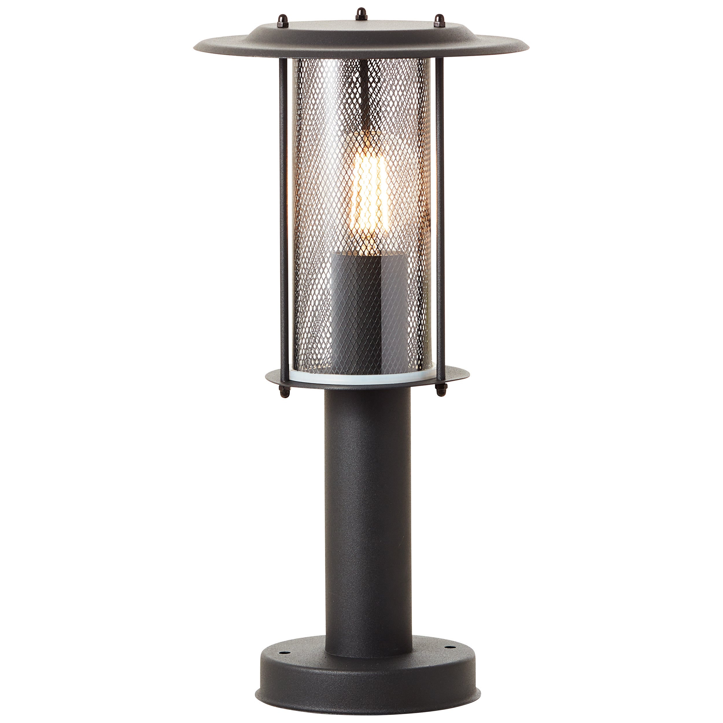 Brilliant Detroit zewnętrzna kolumna oświetleniowa 40 cm czarny matowy Metal, tworzywo sztuczne 1x A60, E27, 20 W, pasuje do zwykłej żarówki (brak w z - 3