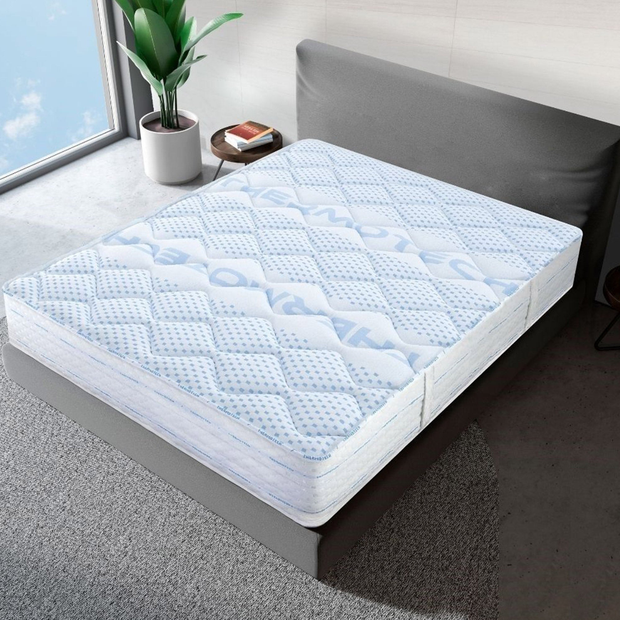 Matelas Mousse Matelassé 2 Places Hauteur 14 cm main image 1
