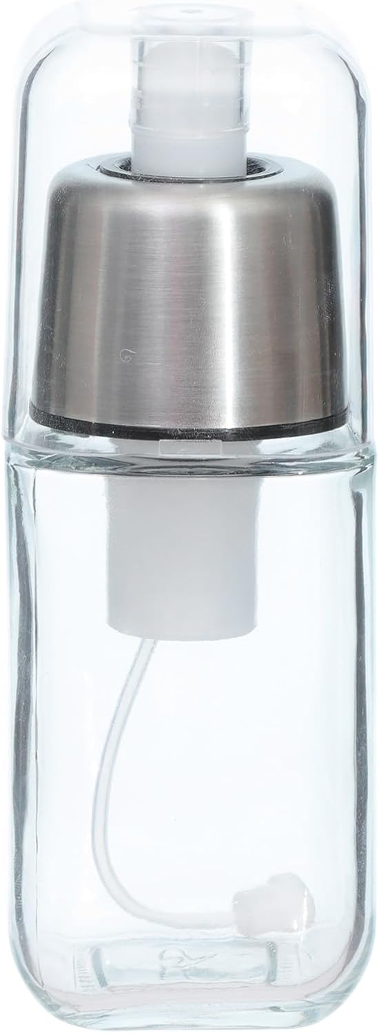 Pojemnik na olej z pompką powietrza, 180 ml, szklany korpus, drobny i stały strumień, przystosowany do mycia w zmywarce, 1 sztuka