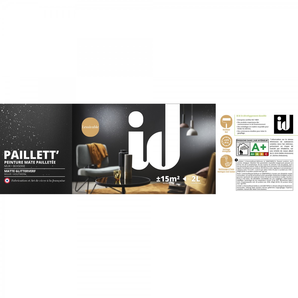 Pittura PAILLETT AVORIAZ 2L - ID PARIS - 3