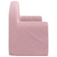 Canapé pour enfants à 2 places Rose Peluche douce - SALUTUYA - DP2675 - Maison Canapé pour enfants à 2 places Rose Peluche douce - SALUTUYA - DP2675 - Maison