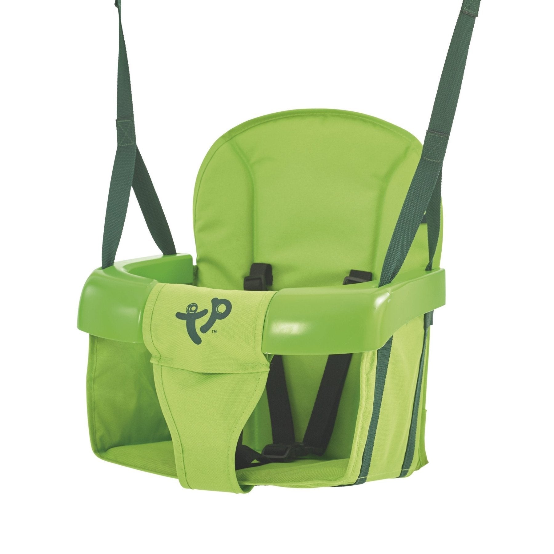 Balançoire siège bébé confort pliant h190-250cm vert - Gamm vert