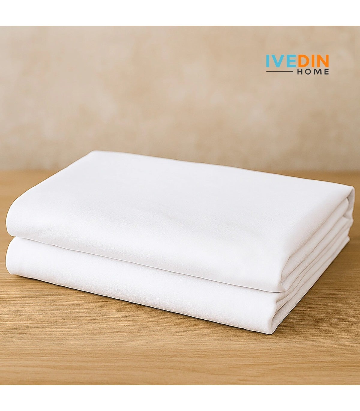 Ensemble de Draps 100% Coton Hôtel 4 Pièces 160 x 190/200 Blancs - 2