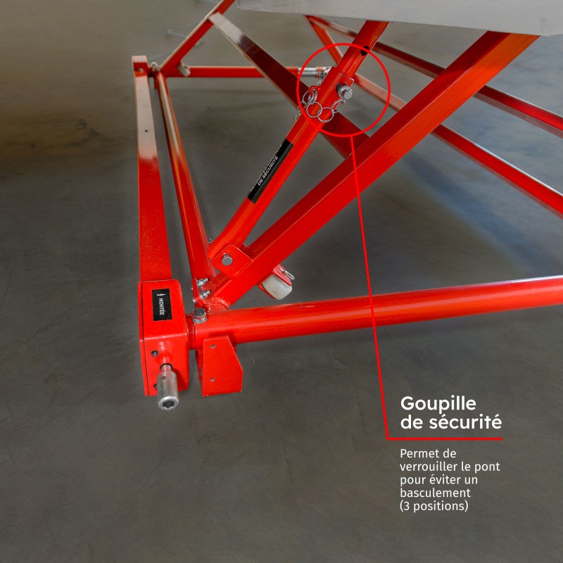 Pont basculant 1.5 tonnes – pont élévateur mobile levage voiture - 5