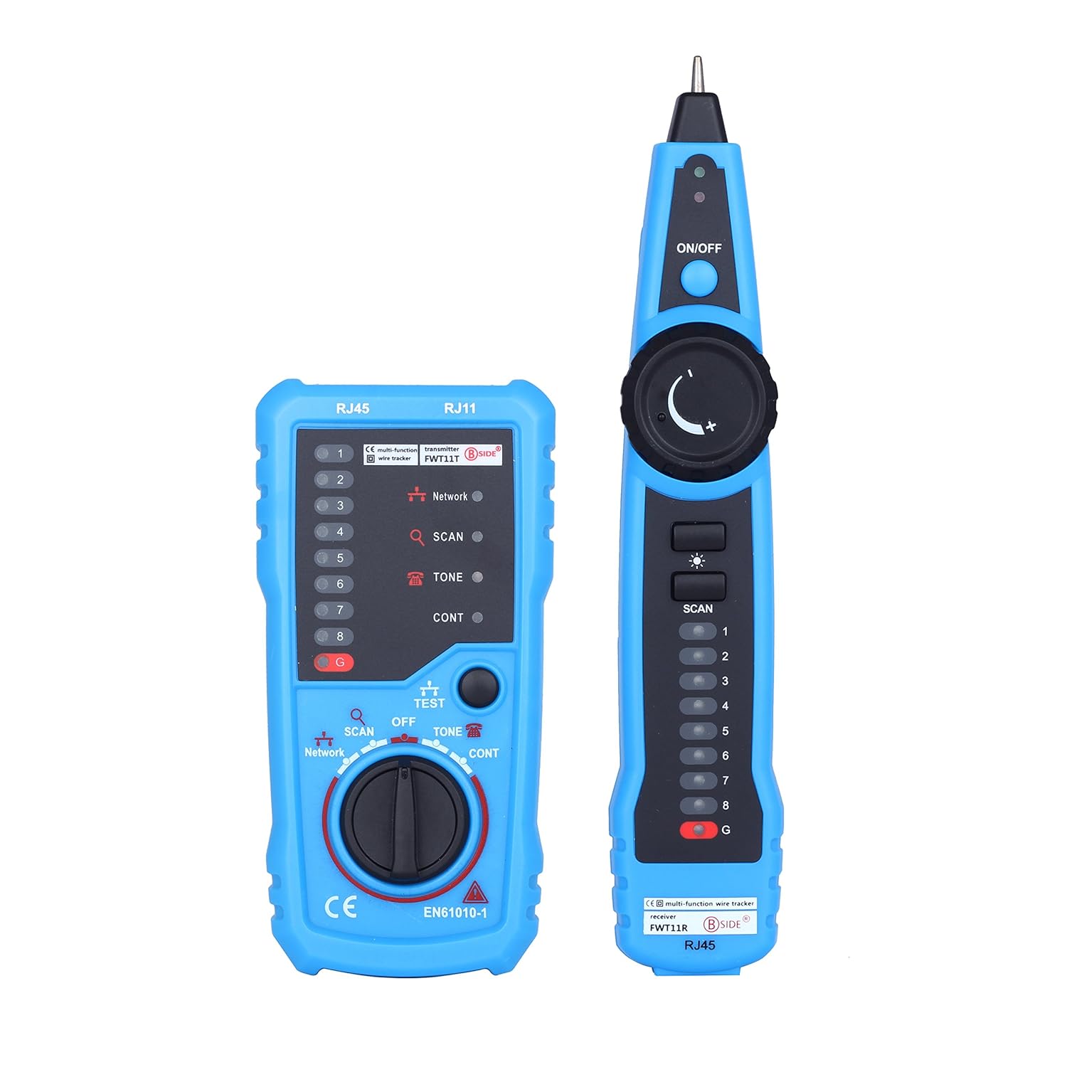 Bside FWT11 RJ45 RJ11 Tester Kabel sieciowy LAN TV elektryczny