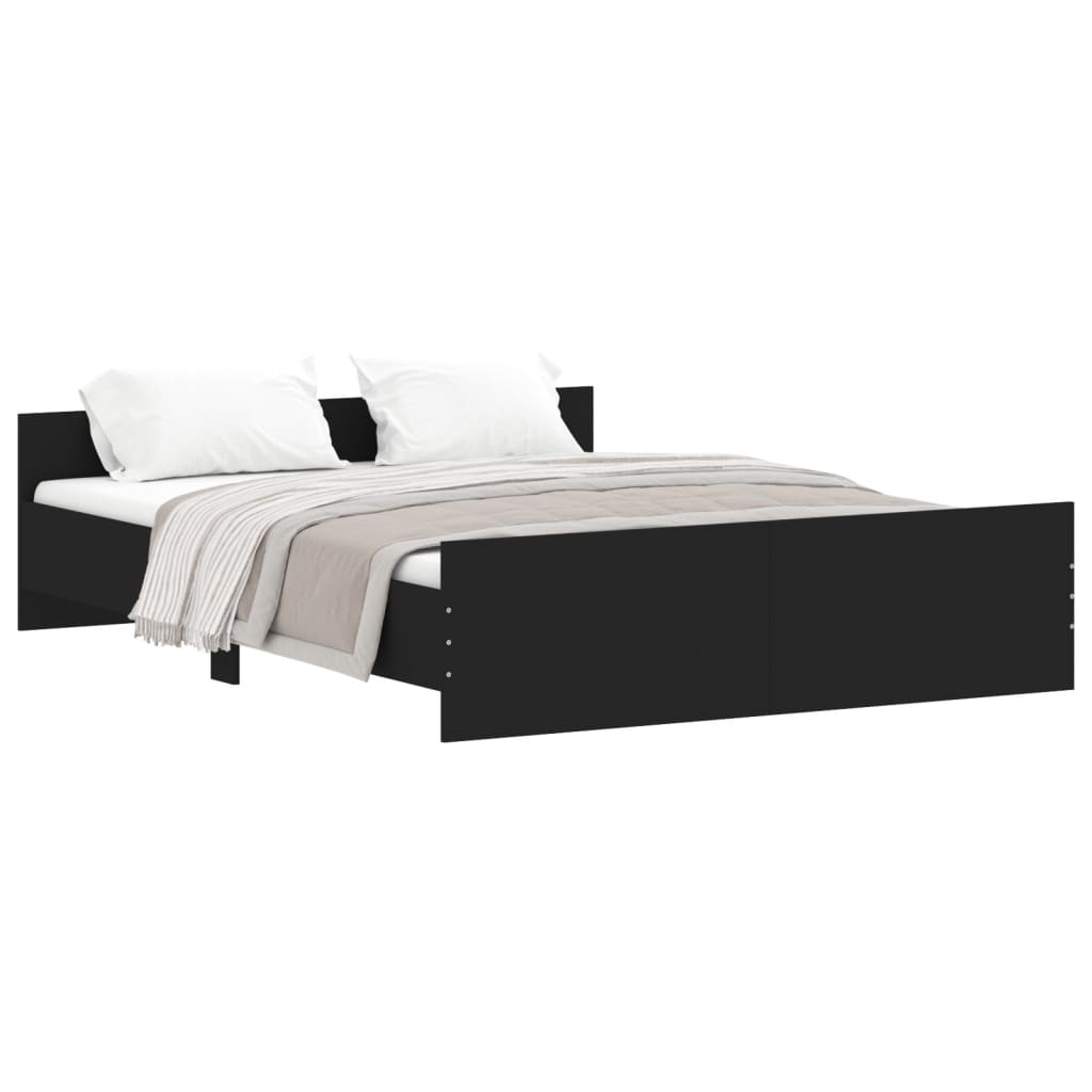 Lit Double 160x200 Cm Avec Tête De Lit Rembourrée Et Sommier à Lattes – Design Moderne Et Espace Rangement !