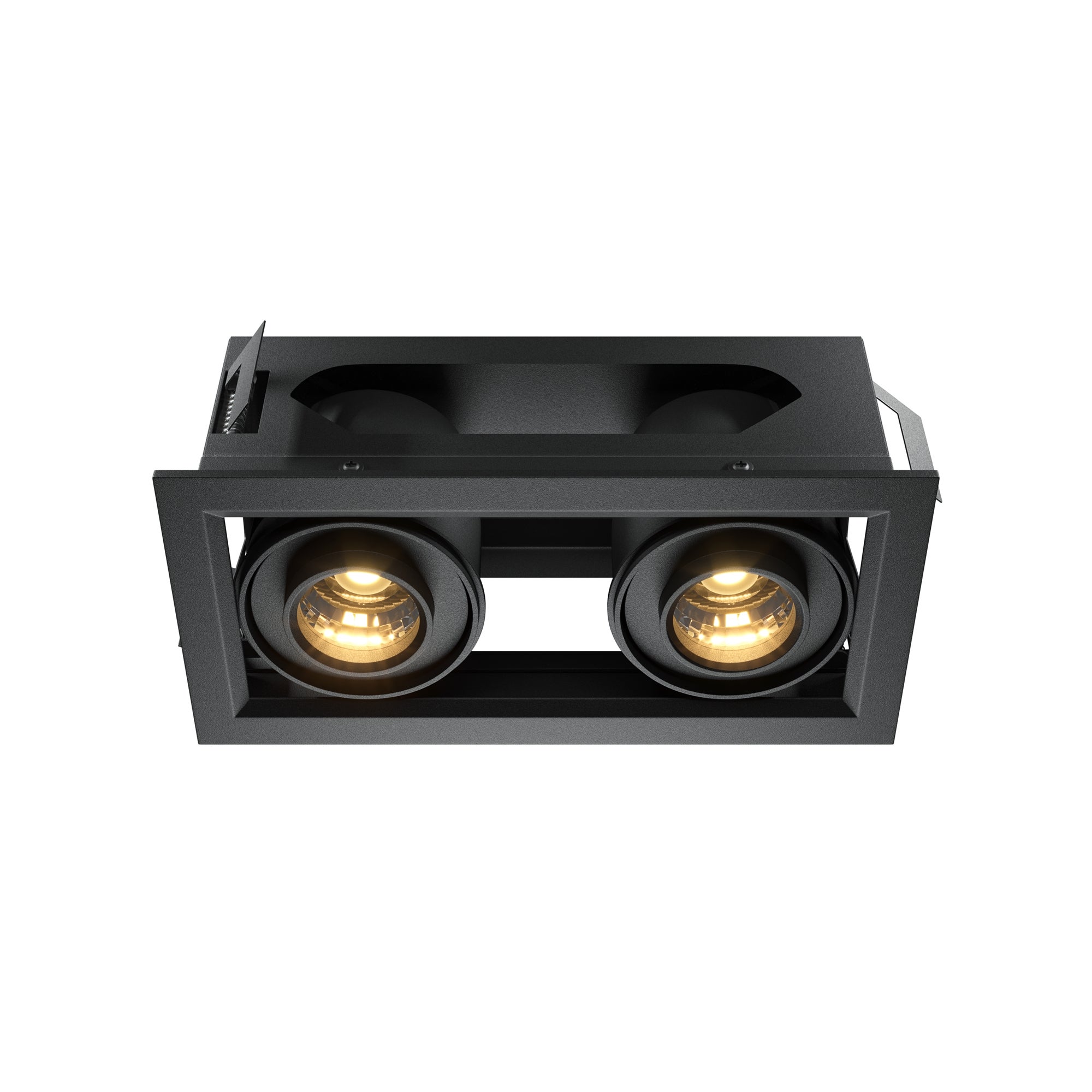 Oprawa stropowa sufitowa wpuszczana Metal Modern czarna LED 20W 3000K 1300lm wym: 7,5 x 19,4 x 9,5 cm prostokątna Maytoni