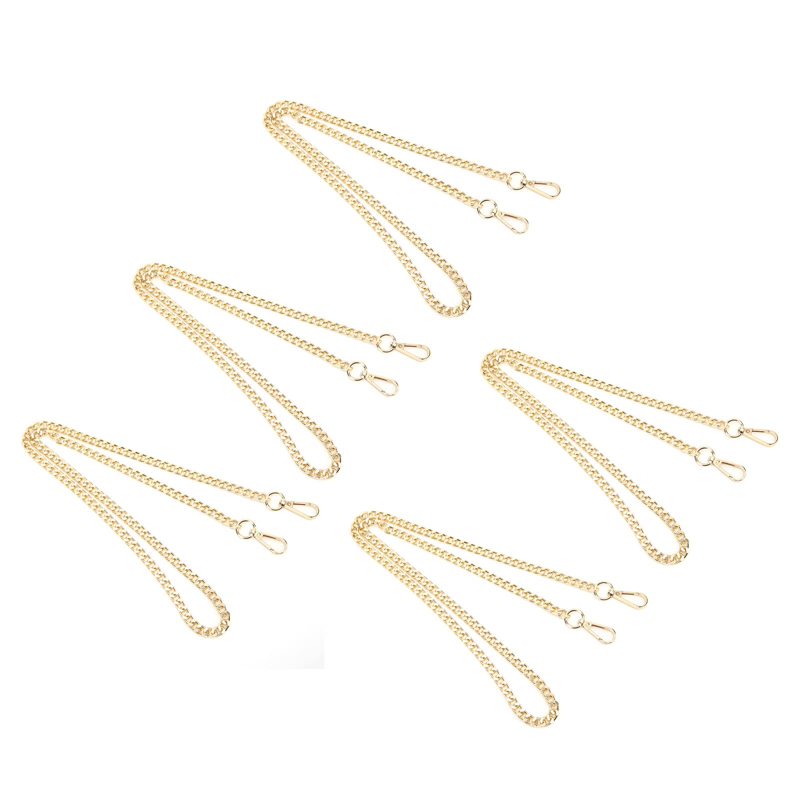 PATIKIL Lot De 4 Rouleaux De Chaînes à Maillons Torsadés En Aluminium De 9 X 6 Mm Pour Fabrication De Bijoux, Colliers, Bracelets, Boucles D'oreilles, Doré/argenté/or Rose/noir