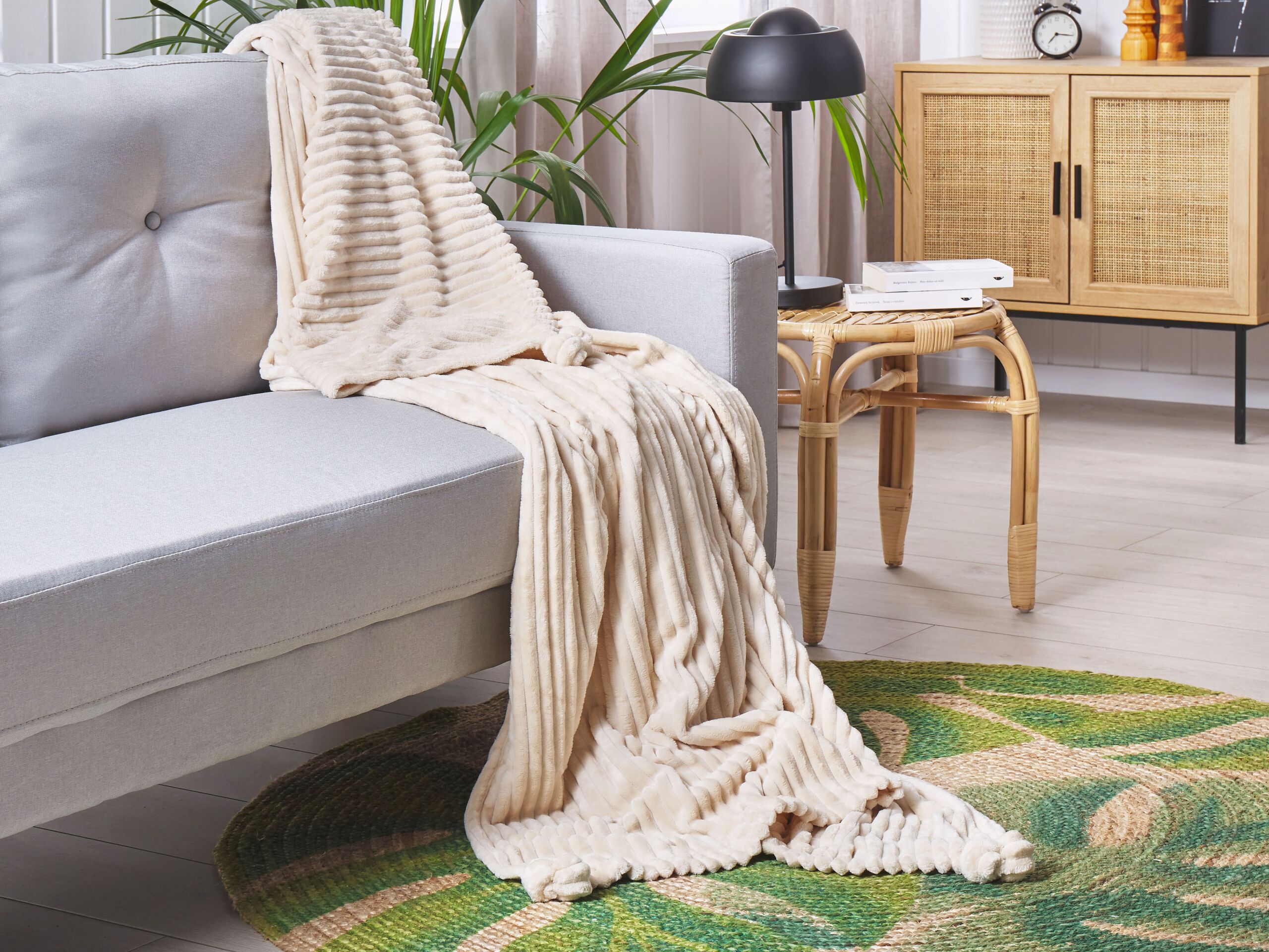 Couverture KAWERI 150 x 200 cm Beige - 2