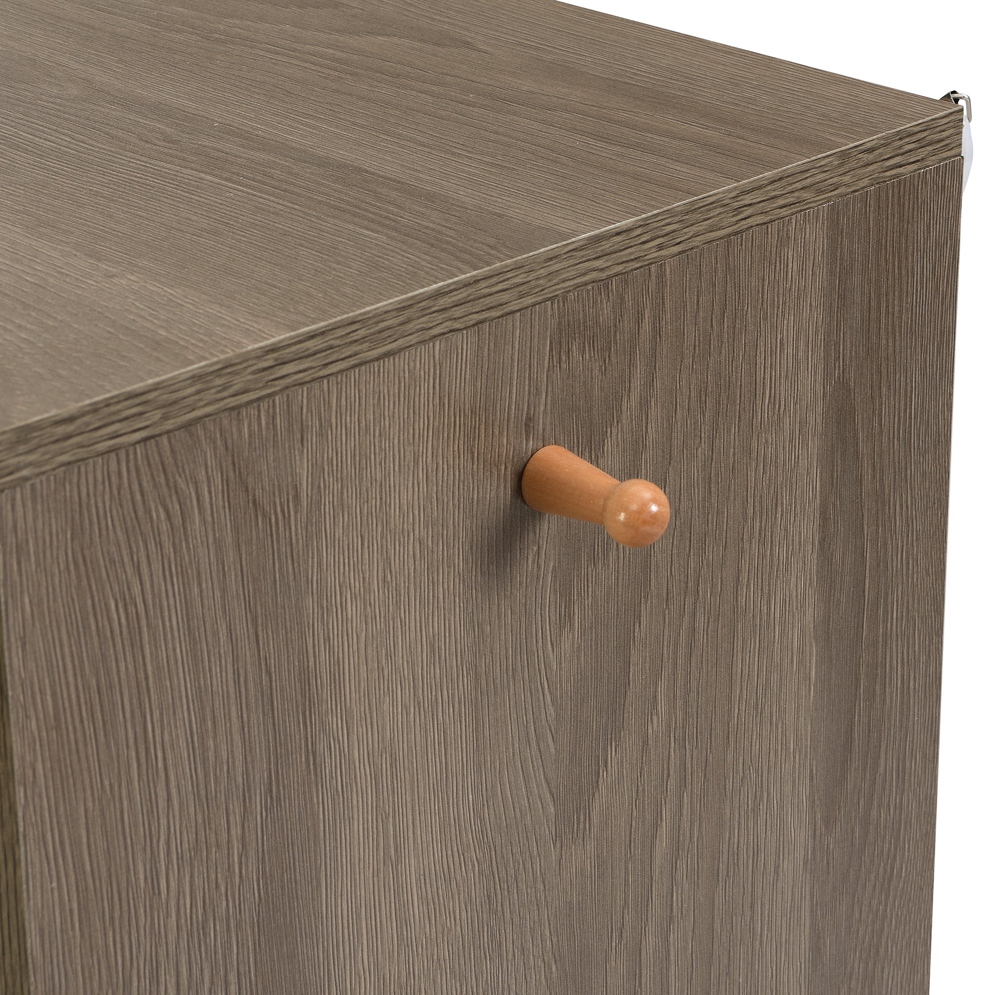 Meuble à chaussures multifonctionnelle - avec un siège rembourré - grand espace de rangement - Noir - 8