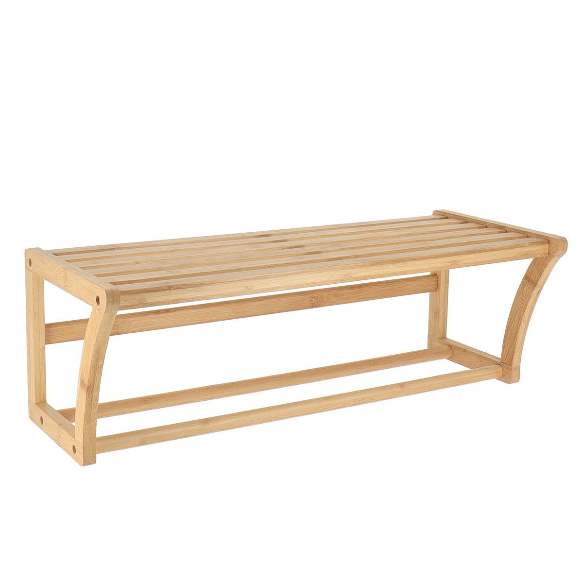 Porte Serviette Sur Pied Bambou - almoire