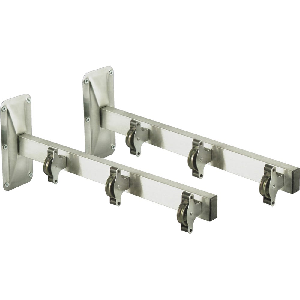 Tendedero Plegable Tendedero De Pared Con Poleas Tendederos