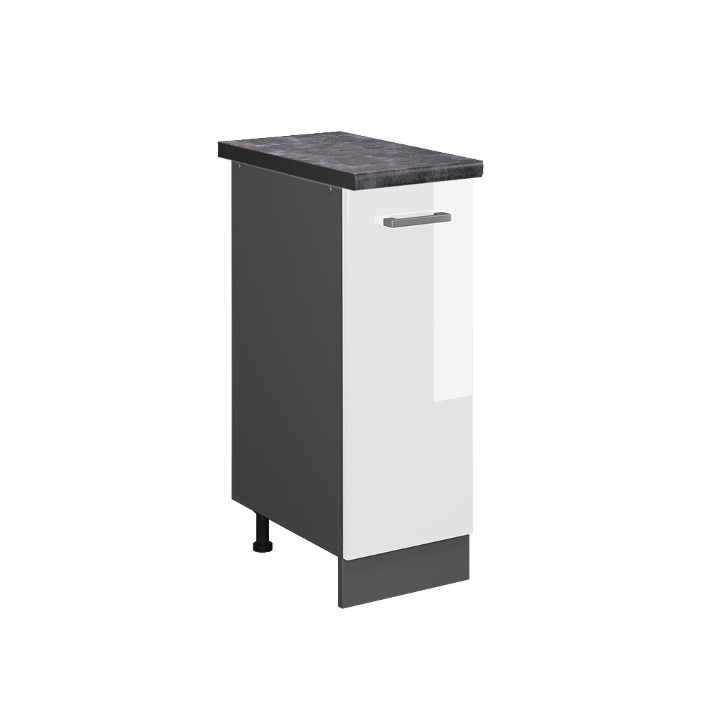 Vicco Szafka apteczna R-Line, Biały wysoki połysk, 30 cm , BP Antracyt