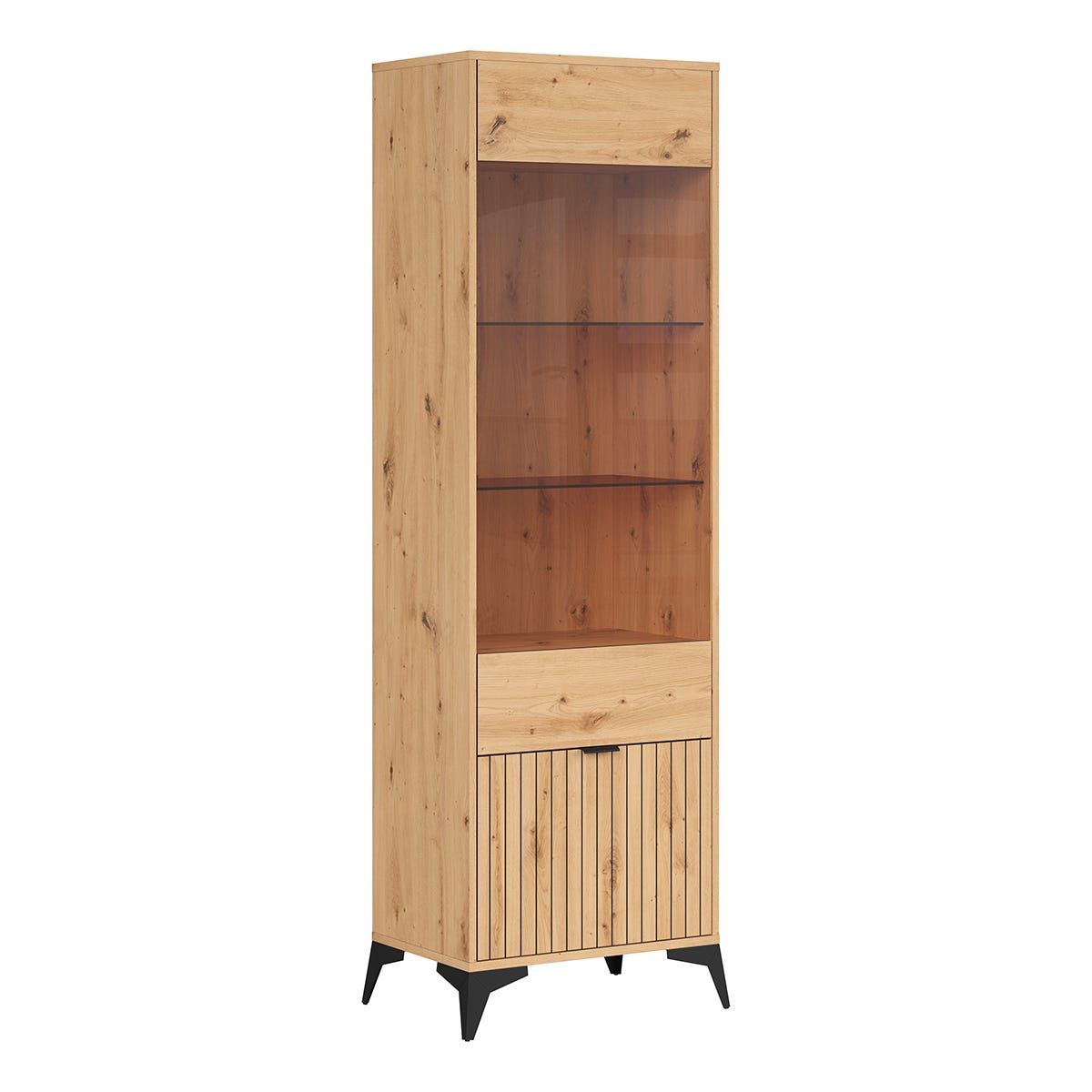 Vitrine 2 portes Mao Bois | Leroy Merlin