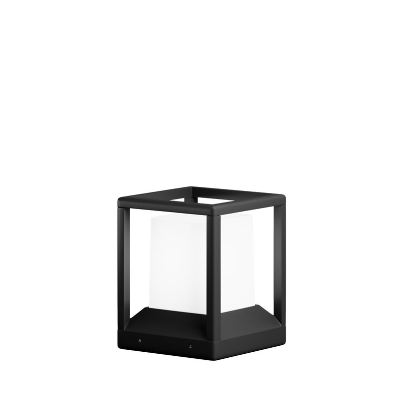 Lampa ogrodowa stojąca Trim grafitowa 1xE27x15W IP65 wym: 21 x 17 x 17 cm aluminium Maytoni