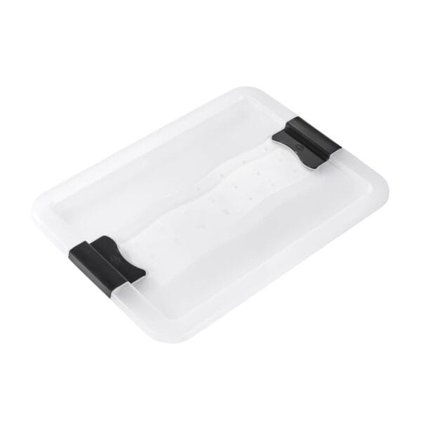 Boîte de rangement jouet avec couvercle 24 litres - Transparent - 5