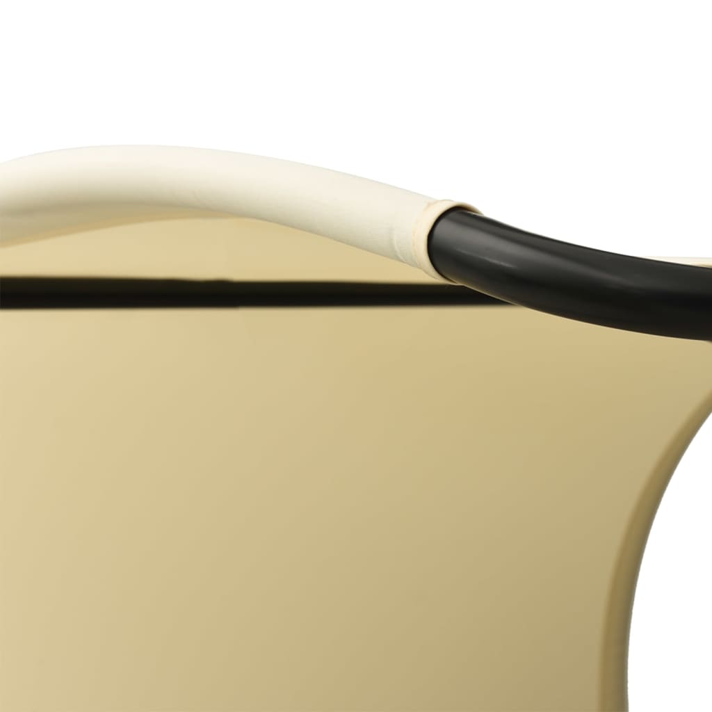 Maison Exclusive - Lettino Prendisole Doppio con BaldaccMaison Exclusive - no in Textilene Crema - 5