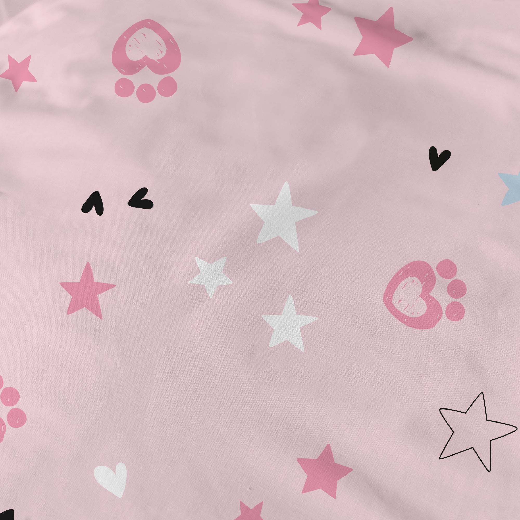 Parure de lit imprimée 100% coton, GABBY ET LA MAISON MAGIQUE HEARTS - 5